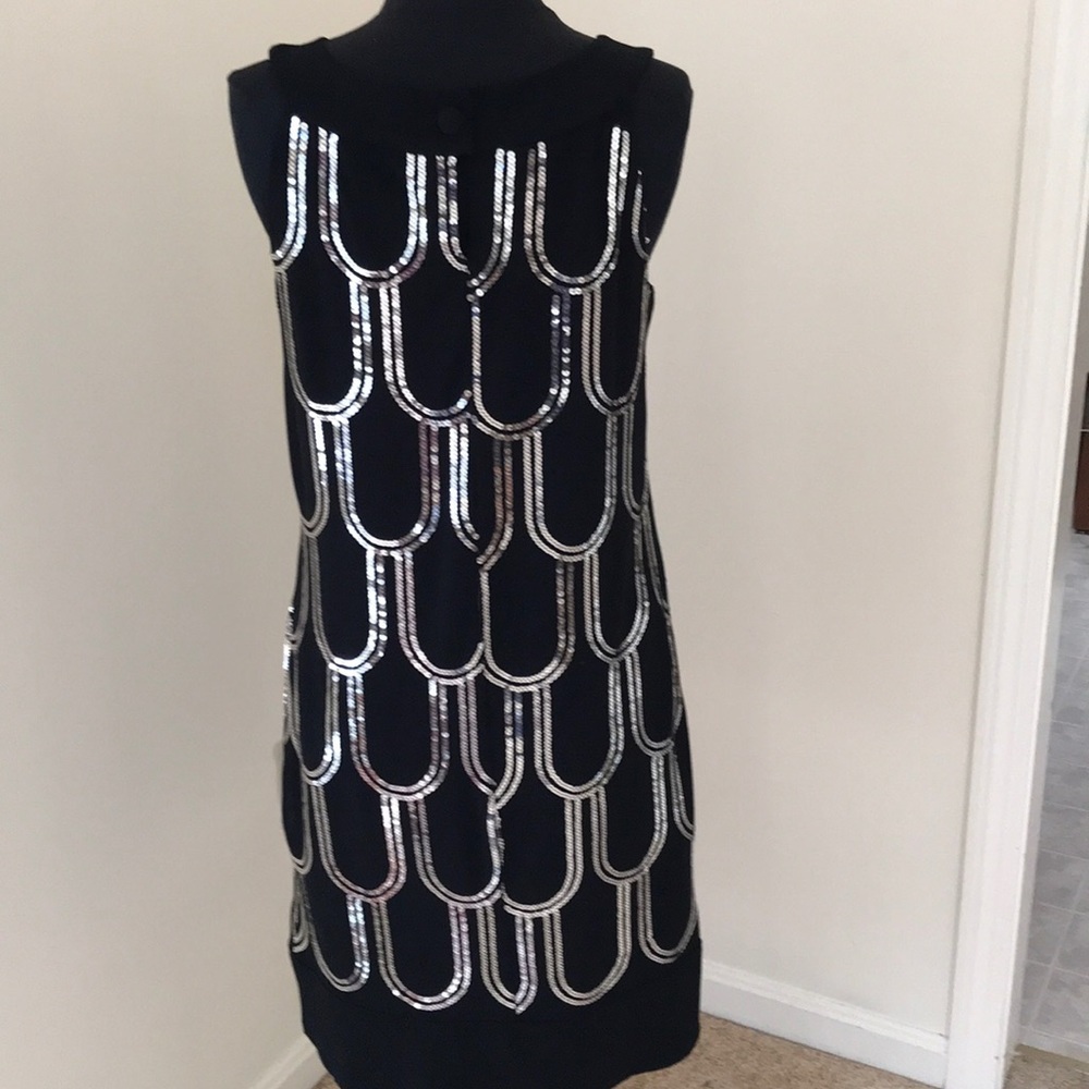 SCARLETT NITE Size 8 Black Sequined Dress - Picture 4 of 6